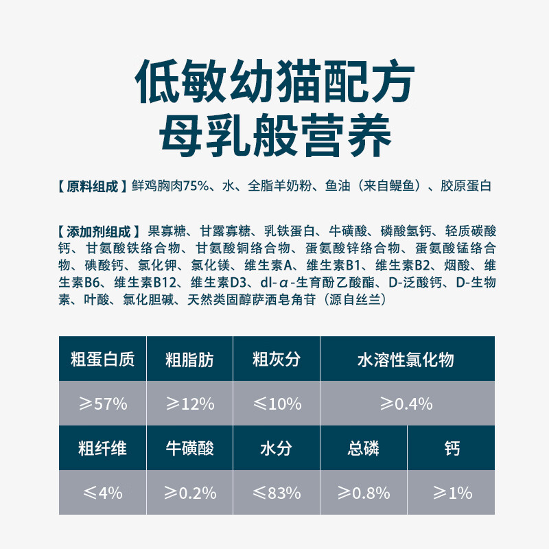 Xianlang kitten staple food can mousse milk cake cat canned nutrition grain-free full price British shorthair cat wet food hydration during the weaning period kitten staple food can 3 boxes stocking pack 18 cans in total