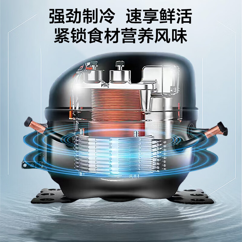 Midea Car Refrigerator Mini Home Small Office Dormitory Rental Refrigerator Freezer Mini Refrigerator Freezer Dual-Use for Car and Home - Dual Zone Design - 44L