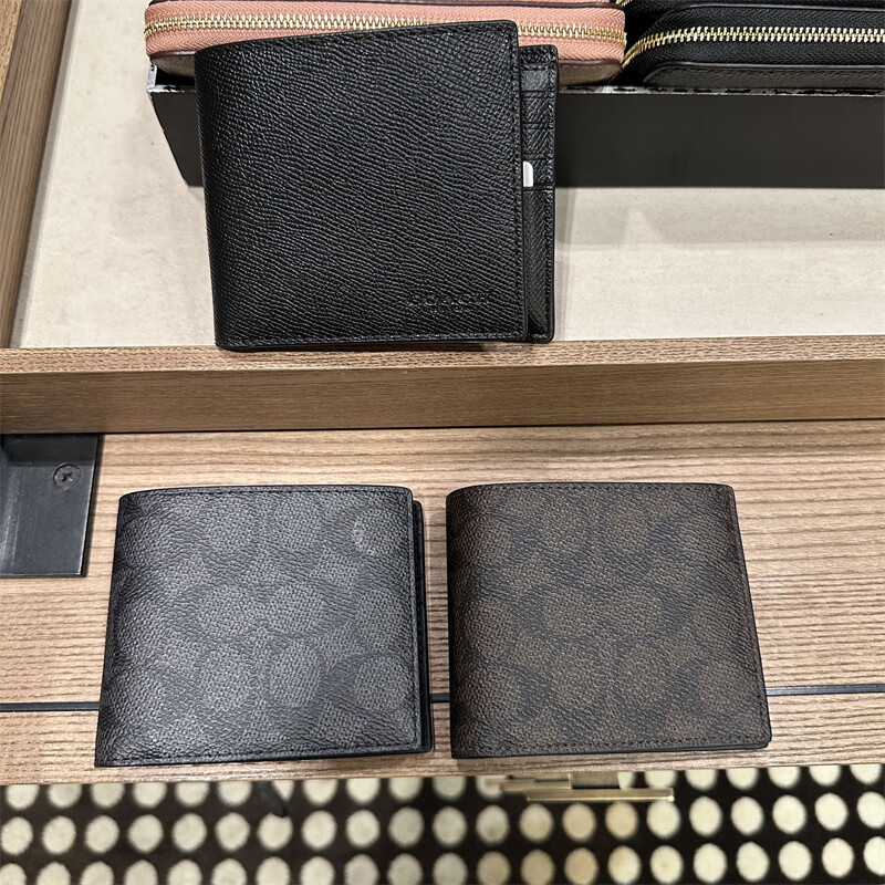 COACH short wallet wallet card holder three-in-one direct mail presbyopia