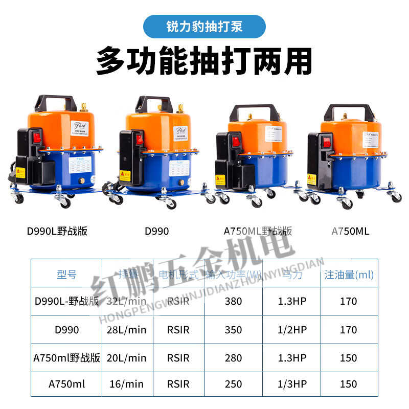 Pupan Automotive Air Conditioning Vacuum Pump Refrigerator Repair Tool Tire Inflator Refrigerant Filling and Pumping Dual-Purpose Electricity BMW-1090 Vacuum Pump + Premium Silicone Oil Double Watch Cover