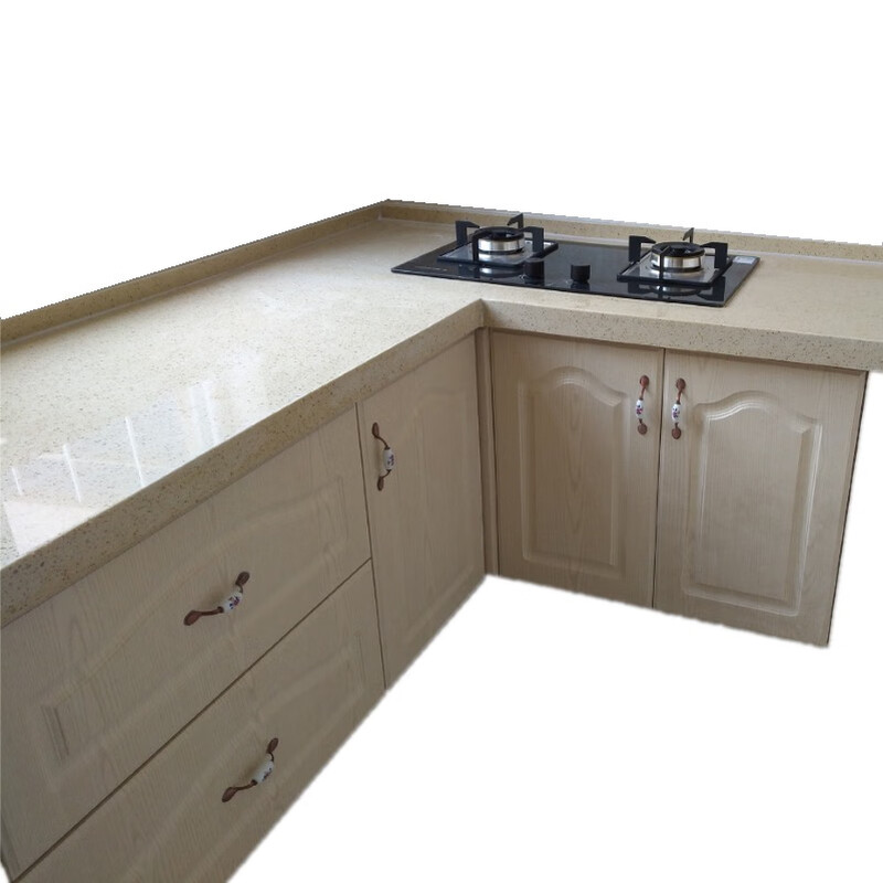 Integrated kitchen cabinets, customized European-style household quartz stone countertops, solid wood multi-layer boards, customized kitchen cabinets, whole house customization, King Kong door three-meter package