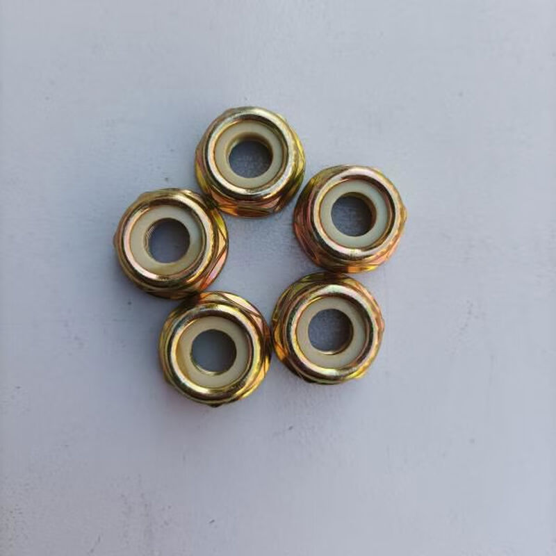 ZNMW gasoline lawn mower lawn mower brush knife household working head accessories upper and lower pressure plate anti-thread nut protection 6-tooth 4-piece set with ordinary protective cover