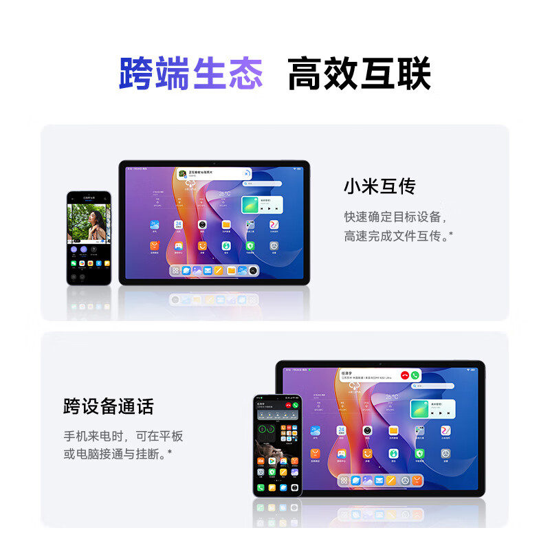 99% new Xiaomi Pad REDMI Pad 2 National Subsidy Redmi 11-inch 2.5K screen ThePaper OS2 Learning Machine 6+128G Purple Tablet