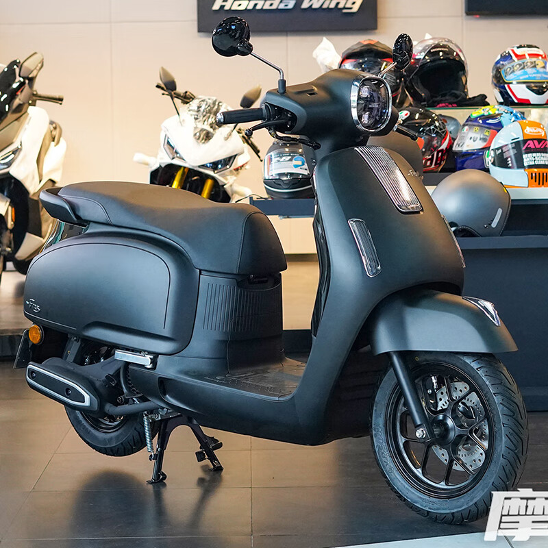 Wuyang-HONDA (WUYANG-HONDA) brand new NWF125 retro scooter CBSABS version national 4 electronic injection men's and women's fuel scooter ESP engine metal black other parts, the rest will be arranged when the car arrives