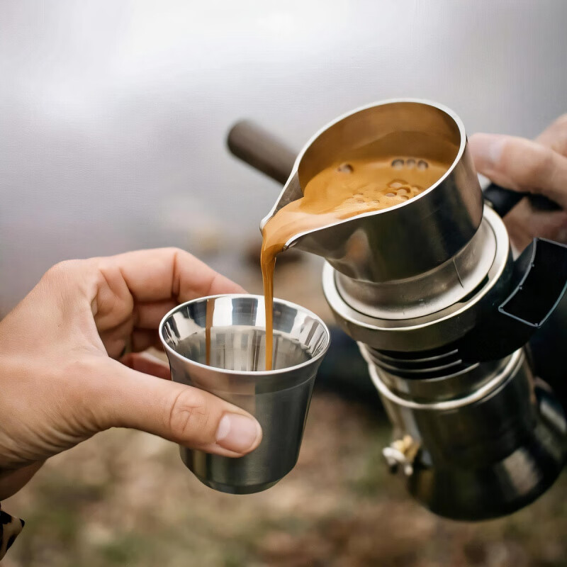 Short cloud original British 9B jet coffee machine high pressure extraction outdoor portable espresso coffee moka pot 24 models_9barista_British original