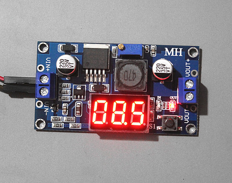Jinhan Electronics with display adjustable voltage power supply module DC1.25V-30V continuously adjustable DC step-down voltage stabilizing module