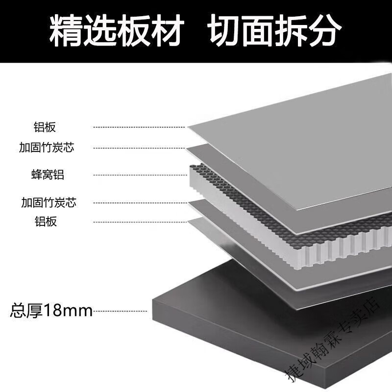 Vinoa honeycomb aluminum stainless steel cabinet simple combination customization simple one-piece marble aluminum alloy stove cabinet assembly Main picture style 70cm (aluminum honeycomb cabinet)