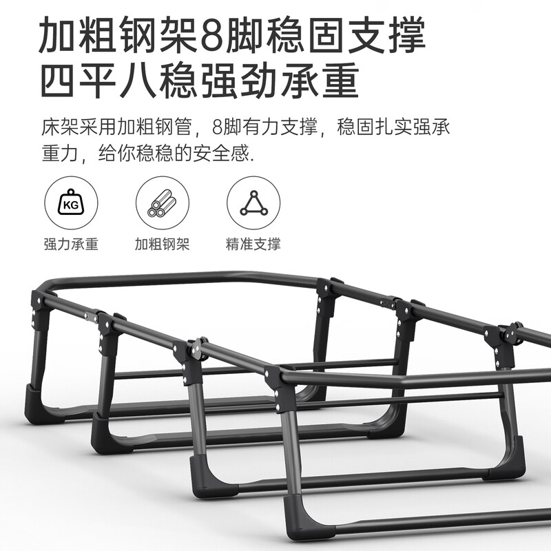 Nanjiren folding bed recliner single bed office nap chair folding nap bed companion bed simple camp bed light hemp gray