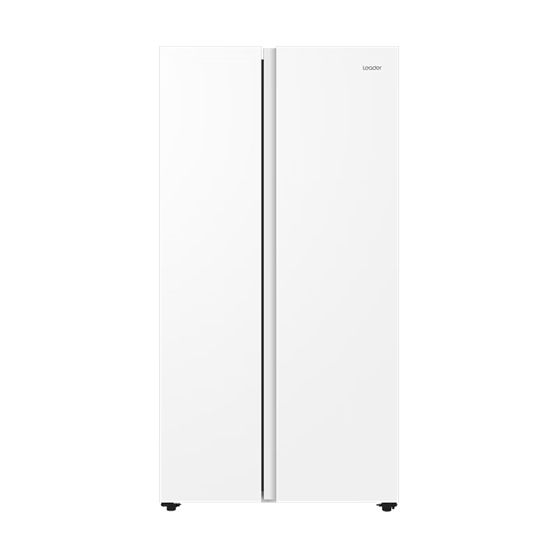 Leader refrigerator produced by Haier 618L side-by-side double-door air-cooled frost-free first-class energy efficiency inverter household large-capacity white refrigerator Leader 618L ice white + first-class dual inverter + black gold purification and antibacterial
