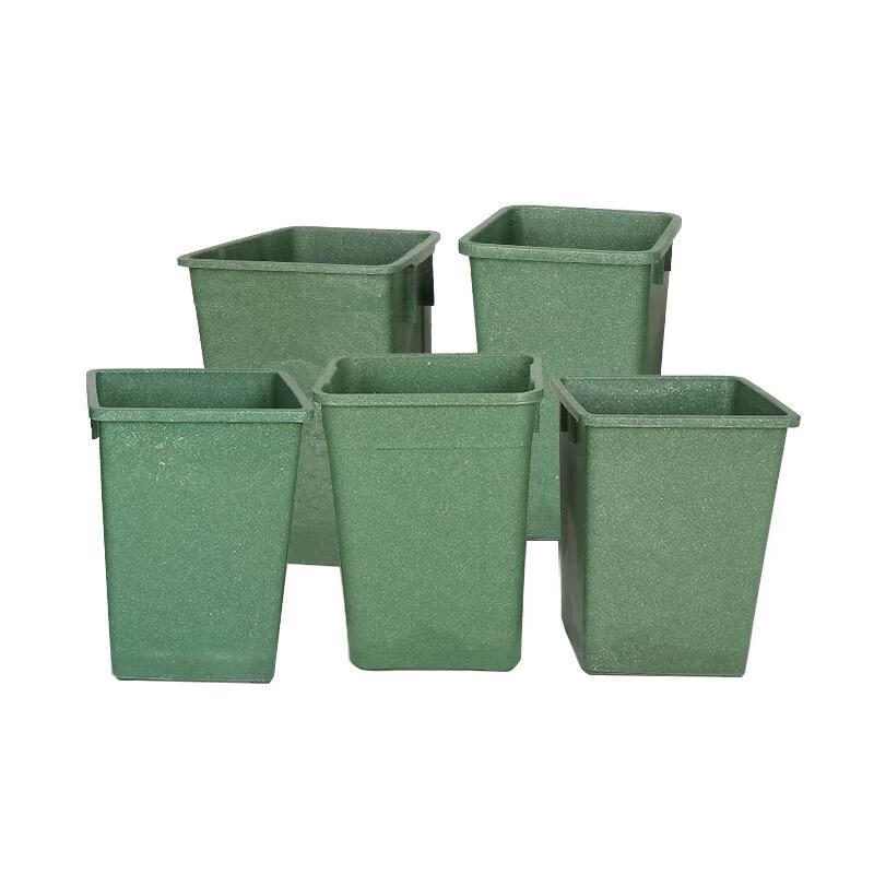 Trash can liner outdoor square aluminum plastic sanitation peel shell box inner barrel without lid classification large trash can tube aluminum plastic 25*31*43