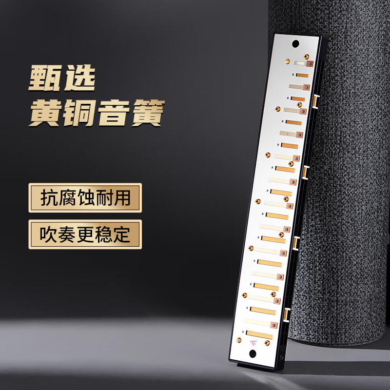 Guoguang Beginner's 24-hole JOY Joint Commemorative Edition Polyphonic C Harmonica Gemstone Playing Instructions