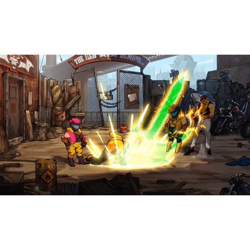 Streets of Rage 4 Fighting Trio Switch NS Nintendo Game Chinese Digital Edition Download Edition Standard Edition Simplified Chinese