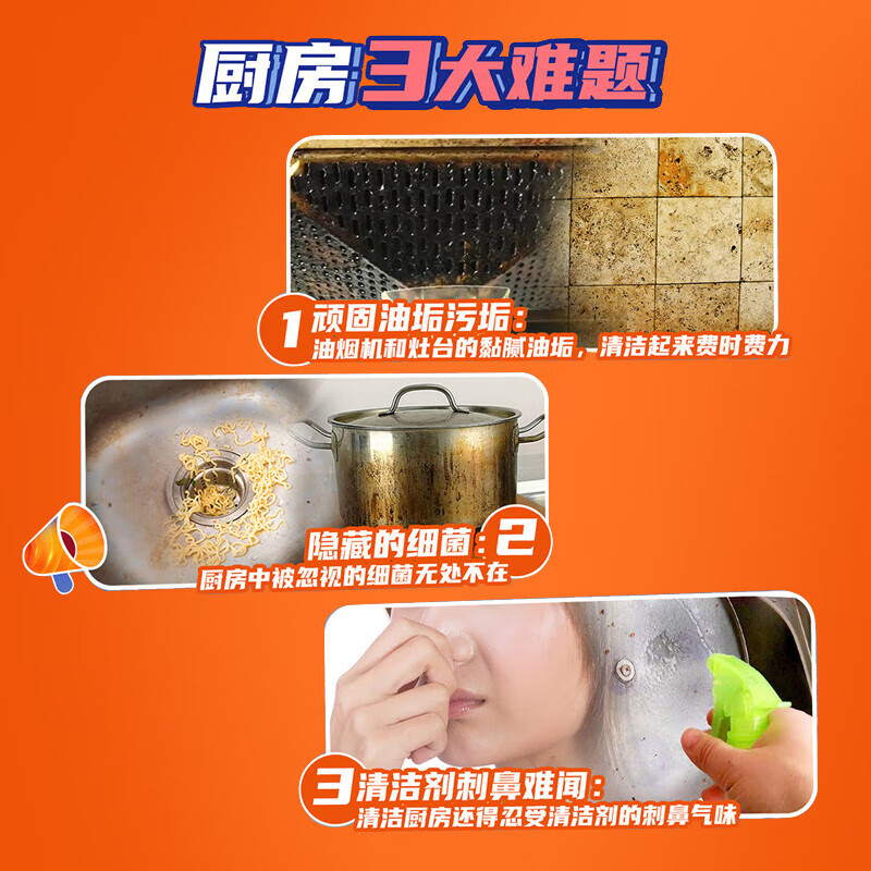 Mr. Powerful heavy oil stain cleaning agent 500g unit bottle N project only