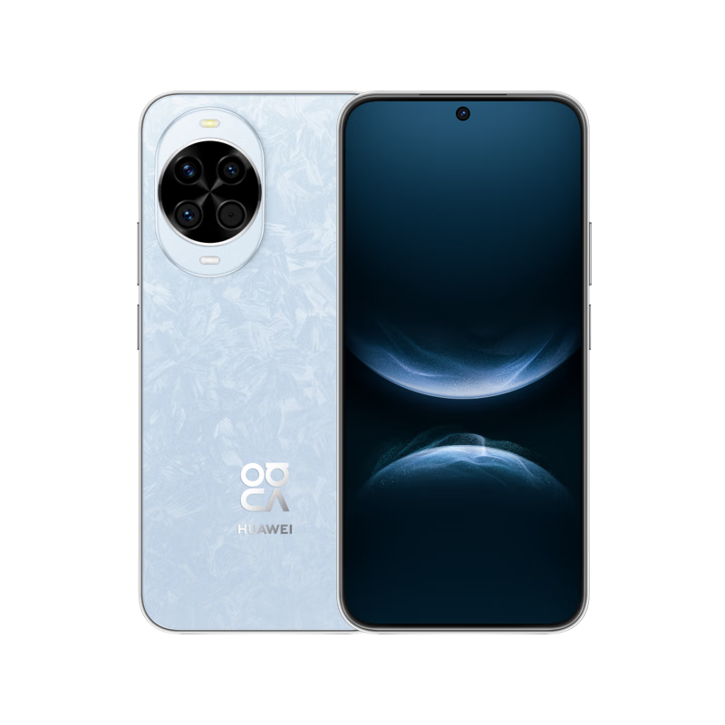 99% new Huawei nova 14 512GB Ice Crystal Blue Rear multi-focus texture portrait Hongmeng AI 100W super fast charge Hongmeng Smartphone Android Checkable quality inspection report
