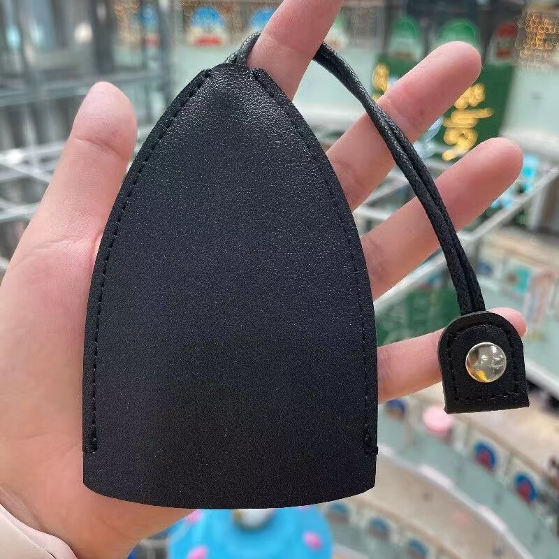 Yunluo Cute Bear Valentine's Day car key bag storage universal keychain bag all-in-one compact mini creative pull-out style Cute Bear-Pink Key Bag