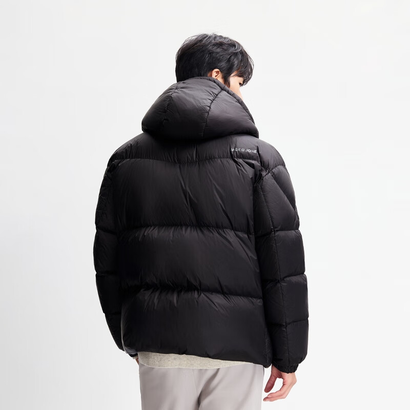 JACK&JONES Autumn and Winter Men's Thickened Jacket Outerwear Warm Loose Hooded Duck Down Windproof Men's Style 225312020