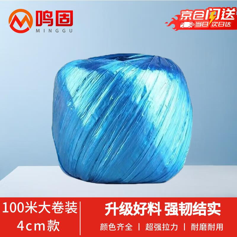 Minggu plastic tearing rope, packing nylon strapping rope, packaging rope, plastic rope binding rope, strapping strap (plastic rope blue)/1 piece CD425420