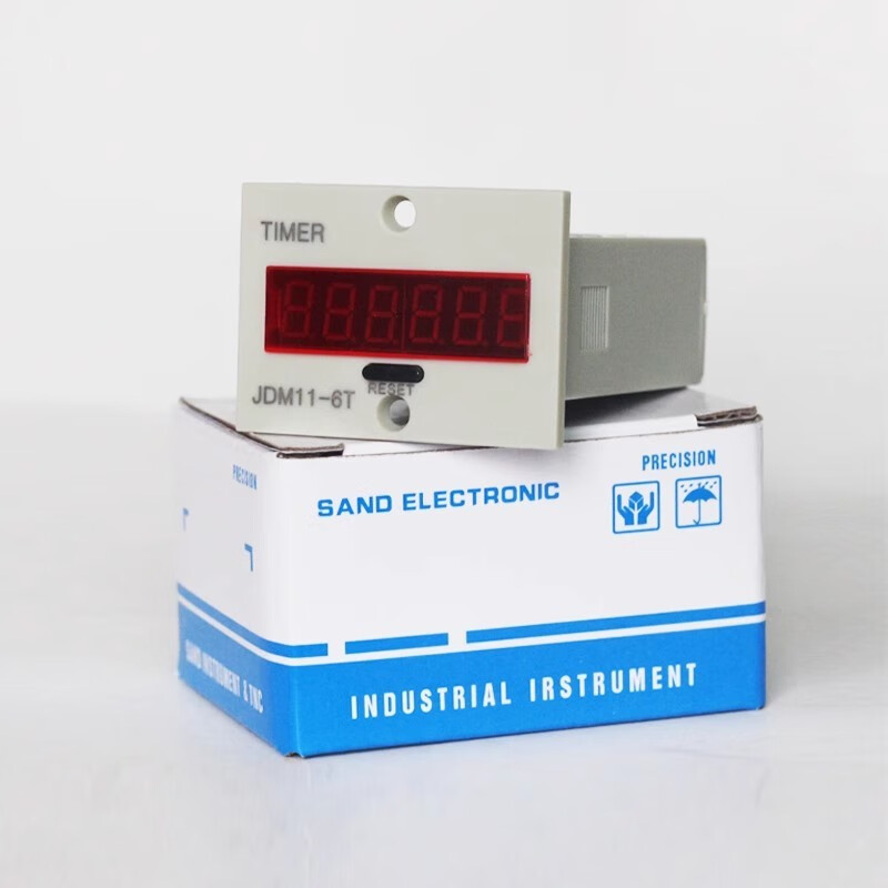 Industrial timer accumulative timer industrial equipment work timing 220V24V12V power timer electronic 24V power supply short circuit timing one size fits all