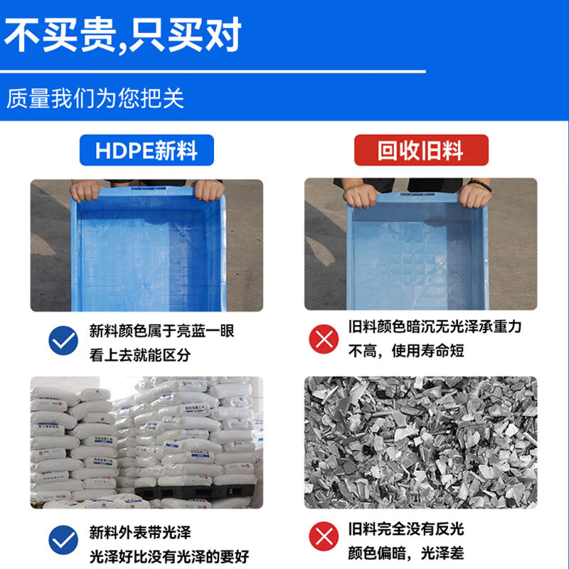 Plastic turnover box rectangular plastic box storage box with lid turtle fish tank large plastic basket organizing plastic box 450-160 boxes 51*35*17cm