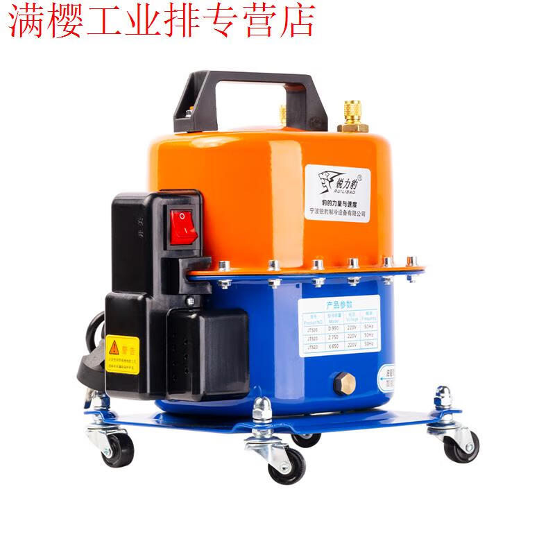 Ruilibao car air conditioner vacuum pump refrigerator repair tool tire inflator refrigerant filling pump dual-purpose electricity BMW1090 vacuum pump + executive version silicone oil double watch case hard core with pressure start