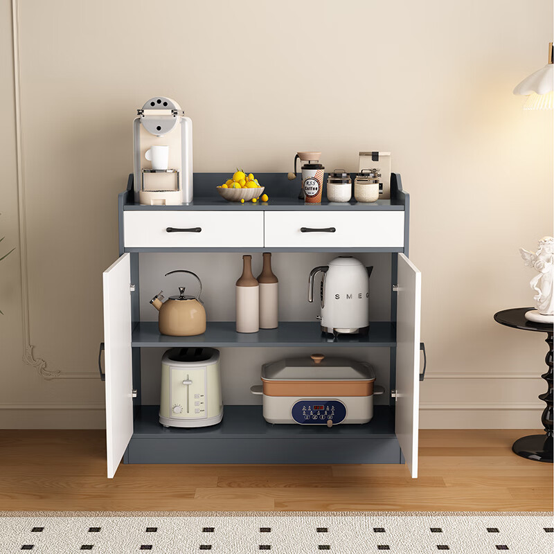 Olin European style sideboard living room side cabinet storage cabinet simple storage cabinet tea cabinet household small wine cabinet wall-mounted integrated storage cabinet