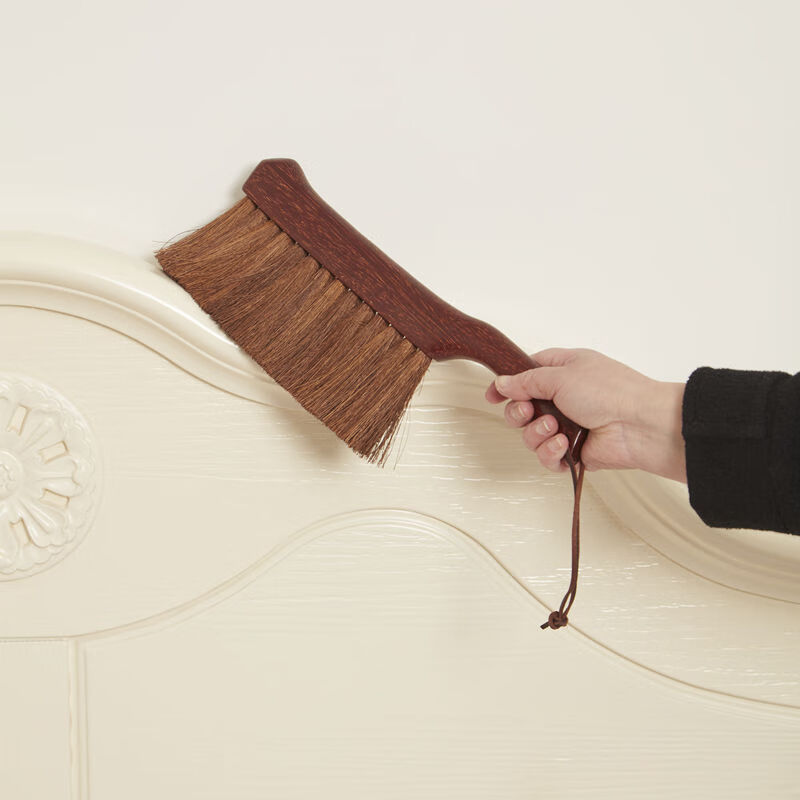 Palm broom, bed sweeper, household bed sweeper, bed cleaning artifact, large bed sweeper brush, mountain brown dust removal brush, brown brush, red ironwood brown silk bed sweeper brush