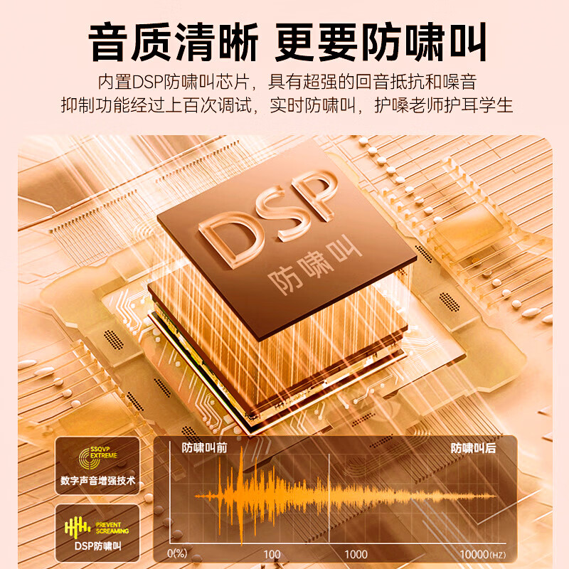 Sony Ericsson (soaiy) S318 Little Bee Amplifier Teacher's Special Bluetooth Speaker Audio Small Speaker TF Card U Disk Recording Microphone Outdoor Tour Guide Portable Teaching Type-c Black