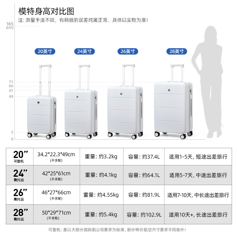 Hanker large-capacity suitcase women's trolley case men's boarding business travel suitcase travel storage student password box leather smoke white fine dot pattern 20 inches / 37 liters / boarding suitcase / short trip