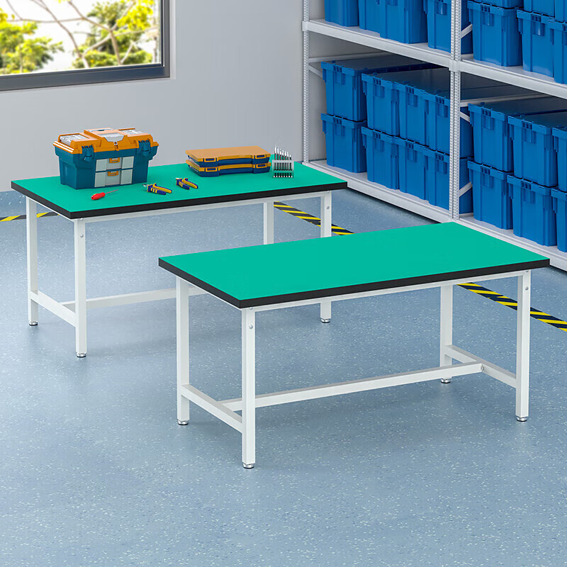 Baigang anti-static workbench heavy-duty experimental table assembly line workshop factory electronics factory operation table 80*60*75cm