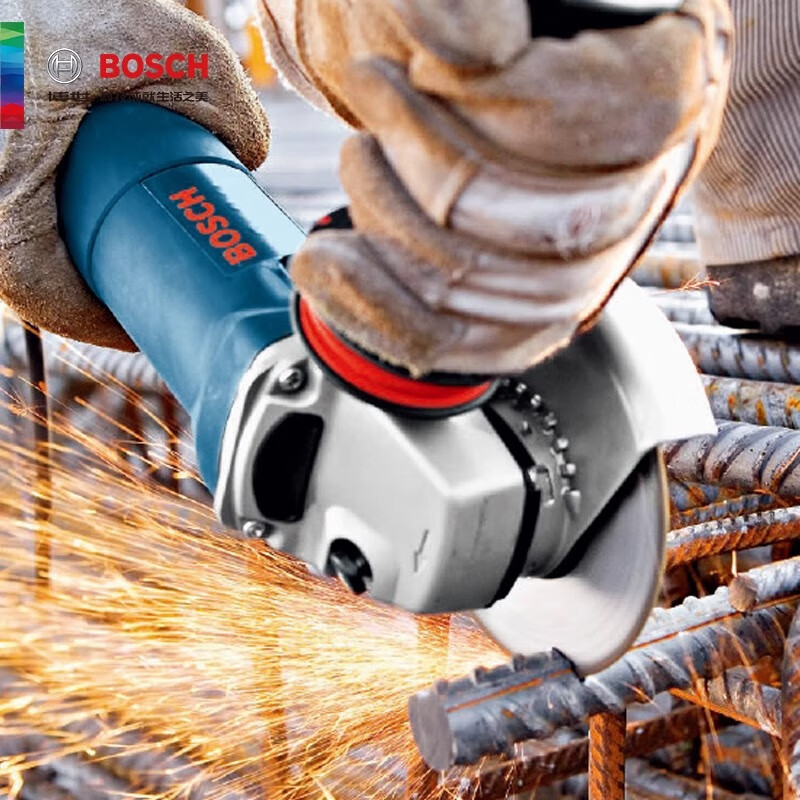 Bosch angle grinder GWS1400-125/150 grinding and polishing metal cutting high-power grinding wheel power tool GWS1400-125 official standard configuration