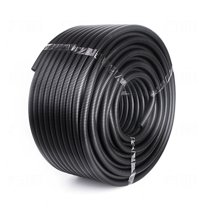 Jiang Zhiai plastic corrugated pipe PA nylon PP waterproof flame retardant threaded pipe threading hose PE wire and cable protective sleeve pipe Default closed pipe, please note if opening is required