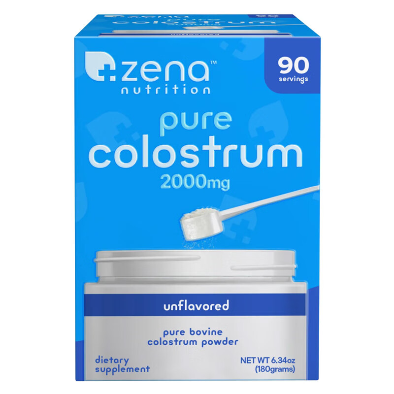 ZENA Bovine Colostrum Immunoglobulin Powder Nutritional Nutritional Pure Colostrum Enhances Immunity Suitable for All Ages 2000mg180g