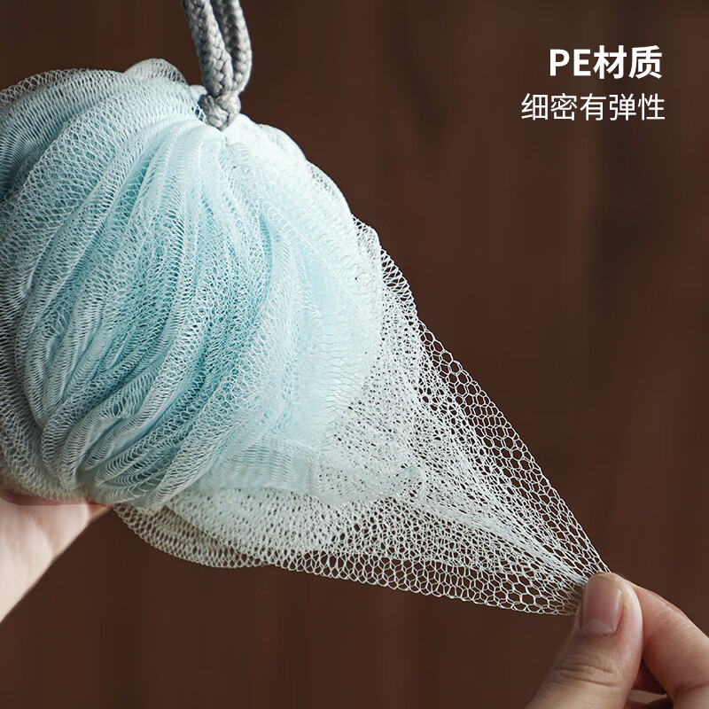 Frost Mountain enlarged and thickened bath ball, petal-shaped non-scattering bath ball, household soft foaming bath ball