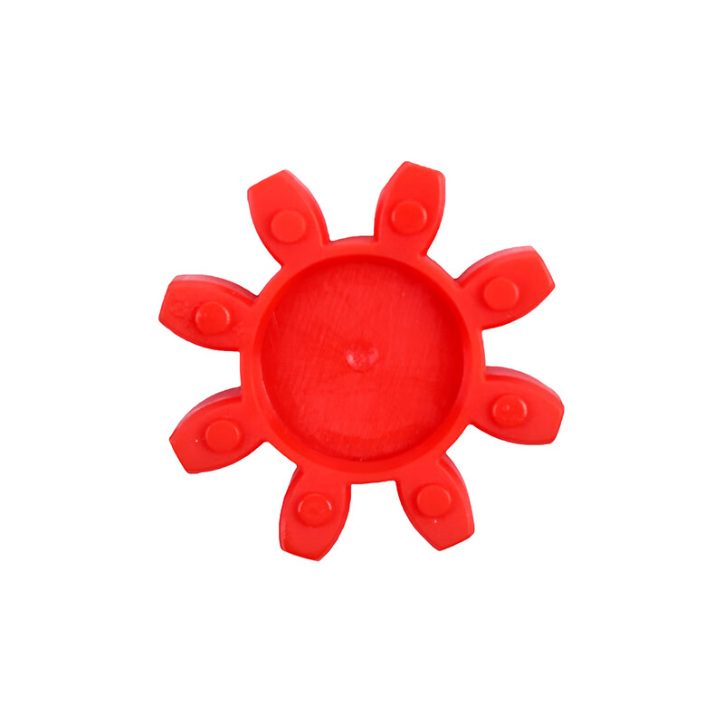 Gs coupling hexagonal plum blossom pad four-corner coupling pad gr octagonal elastic shock-absorbing buffer pad outer circle 14 4-petal solid 6.5 thick