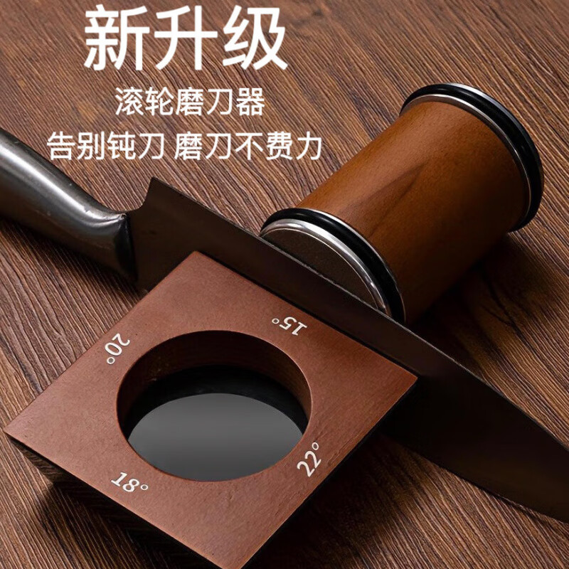 Yeyu 2025 upgraded roller multi-functional whetstone sharpener household kitchen knife scissors outdoor knife sharpening diamond grinding disc * 2 (400+1000)