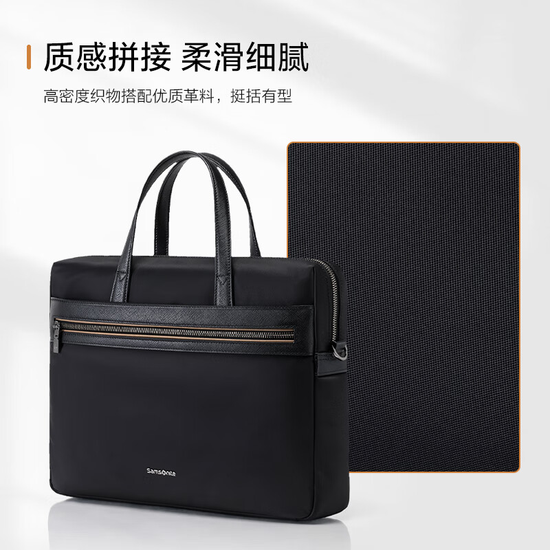 Samsonite briefcase 14-inch business computer bag men's handbag crossbody bag New Year gift 45Q