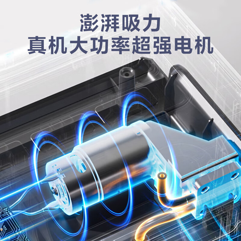 Midea large-scale commercial high-suction vacuum sealing machine vacuum packaging machine household food plastic sealing machine fully automatic vacuum machine dry and wet preservation packaging and sealing machine MJ-KFS200