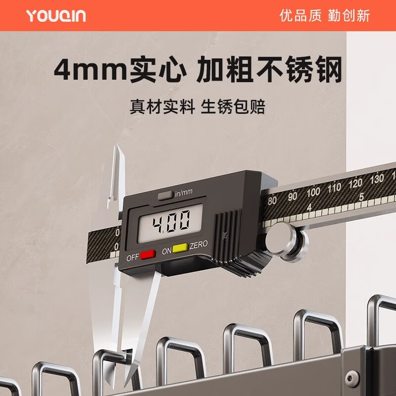 Added dish storage rack, drain bowl rack, kitchen rack, stainless steel bowls, dishes, chopsticks, bowls, plates, drain basket