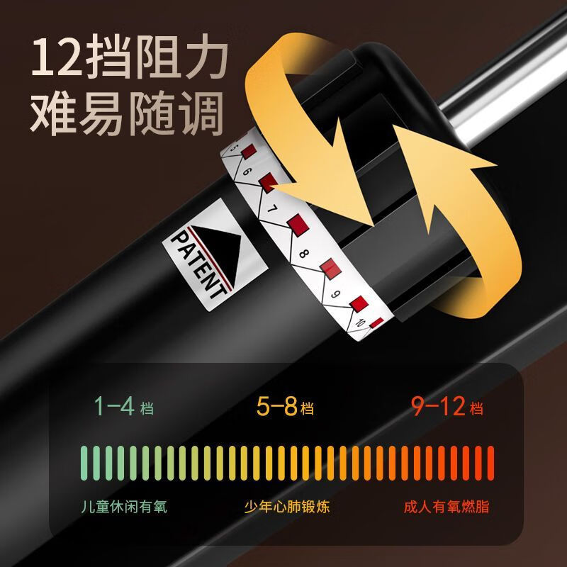 LISM rowing machine home simulation sculls hydraulic multi-function rowing machine indoor silent super fat-burning sports fitness equipment hydraulic 12-speed resistance/high-strength alloy track