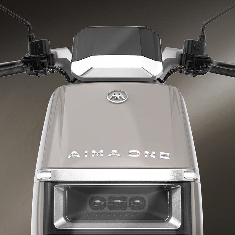 AIMA electric vehicle lead-acid long-life battery luxury adult pedal fashion student double smart electric motorcycle mechanical gray-smart APP+72V graphene battery
