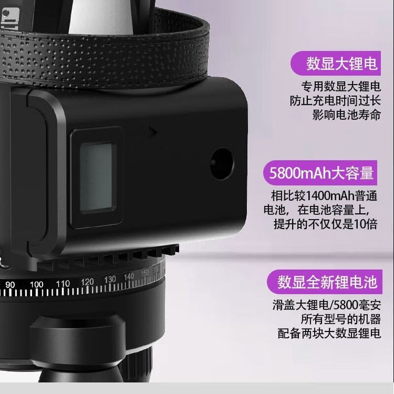 German OSRAM blue light level meter new LD green light 2 lines 3 lines 5 lines outdoor strong light infrared water level meter outdoor super bright green light 2 lines + Big Mac digital display