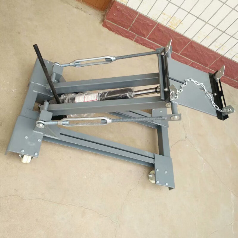 FHJQB factory direct sales 2 tons 3 tons low conveyor gearbox bracket hydraulic lifting conveyor auto repair tools 2 tons extra heavy reinforced type