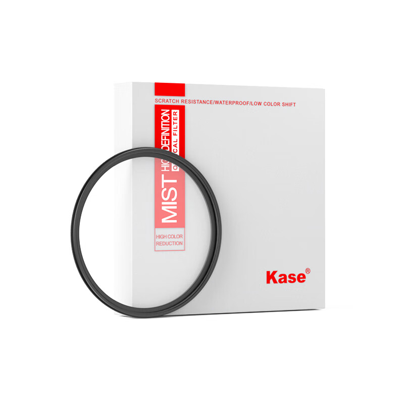 Kase black soft filter quarter 1/4 49mm beauty mirror soft focus mirror hazy mirror camera black soft filter portrait character light softening matte creative