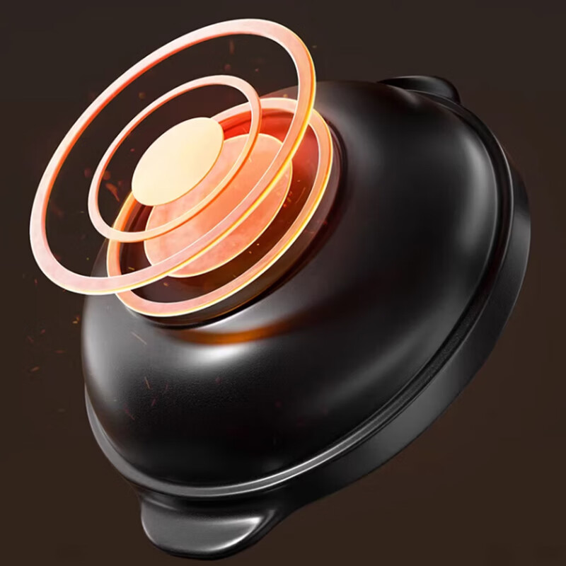 Jiwu Forest Claypot Rice, Yellow Braised Chicken, Ceramic Soup and Stew Casserole, Wide Mouth Casserole, High Temperature Resistant, Dry Burning, No Crack, 2.5L