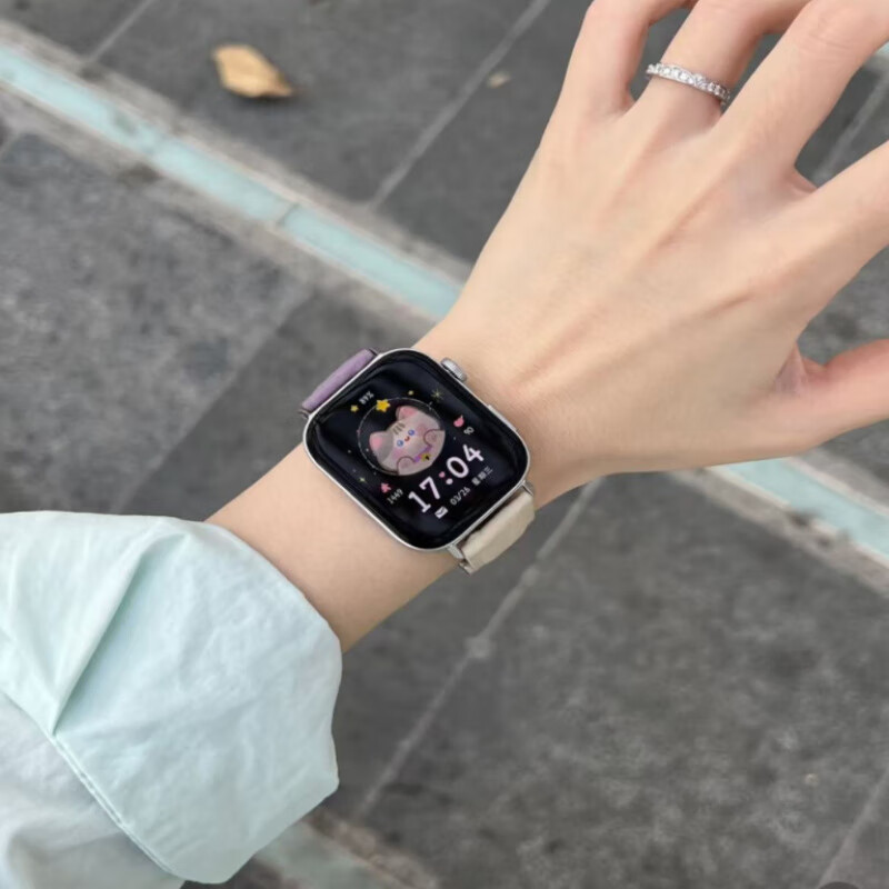 Huawei Valentine's Day Gift Huawei Watch WATCH FIT3 Smart Sports Bluetooth Call Long Battery Life Watch Monitoring Heart Rate NFC Bracelet Fashion New Product Birthday Gift Goddess Customized Moonlight White + Purple with White Lychee Pattern H Buckle