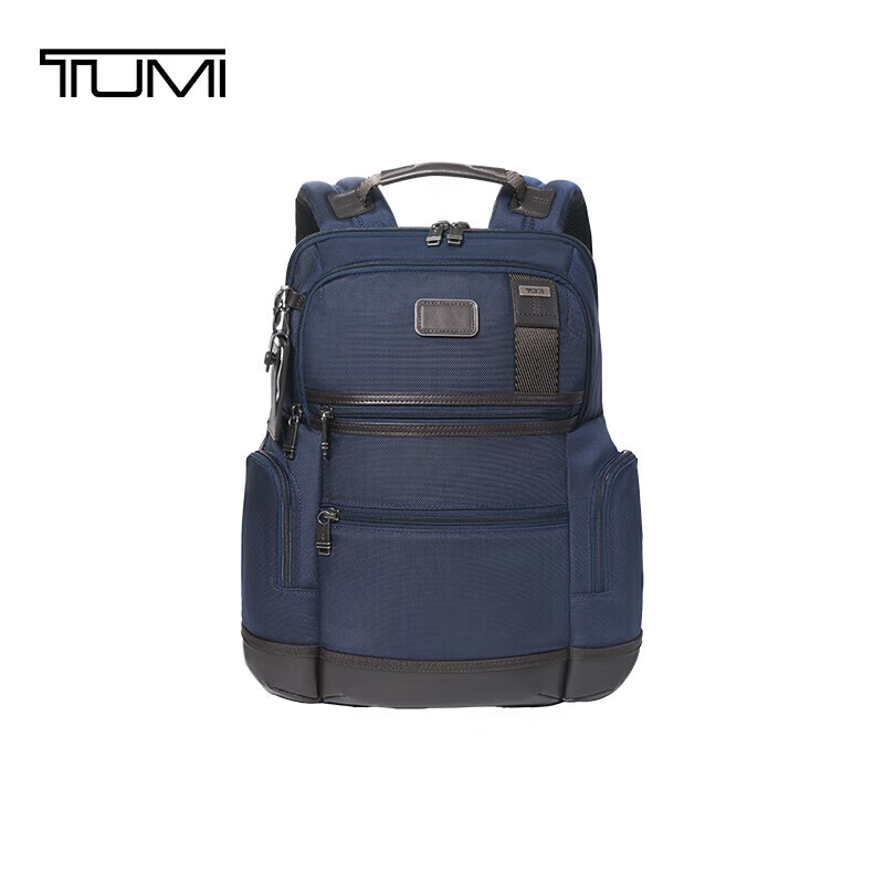 TUMI FREMONT series men's daily commuting business high-end backpack navy blue summer travel New Year gift