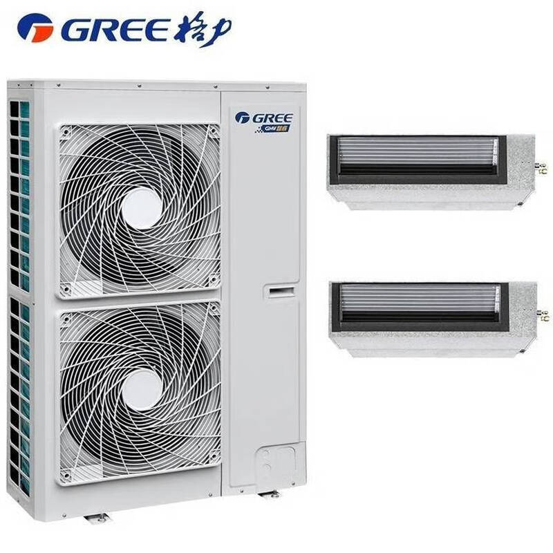 Gree GREE central air conditioner 10 HP duct machine 10 HP ceiling machine one to two variable frequency heating and cooling 10p patio machine multi-connected GMV-250WL/La tail cargo machine 99 new 10 HP one to two air duct machine (bare metal)
