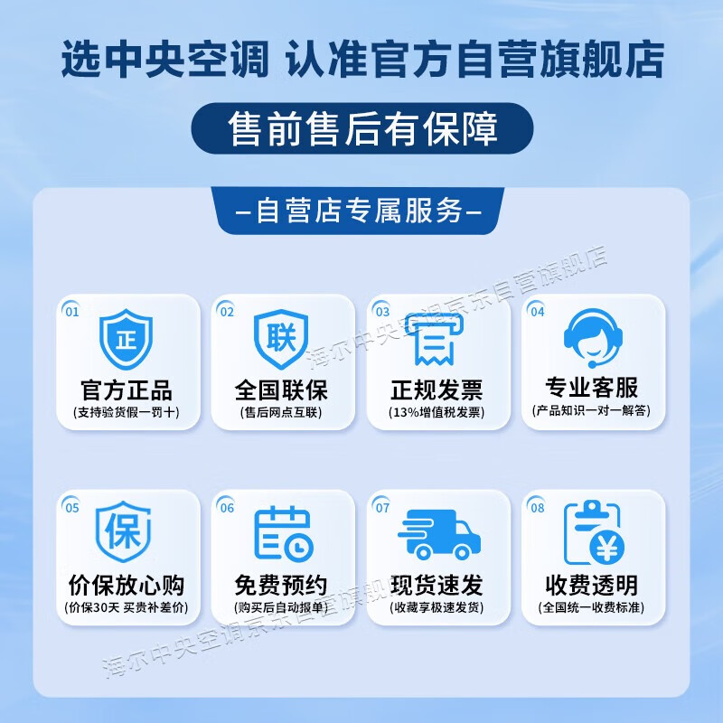 Haier central air conditioning 10 HP cabinet machine secondary energy efficiency 380V10P vertical RFLDC280UXBYA bare machine free of labor costs JD.com self-operated