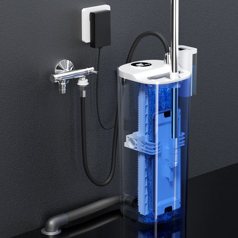 Emperor Tou 2025 new electric household mop, washing machine, automatic cleaning machine, mopping artifact, hand-free flat mop E35-200 2 mops 7 cloths