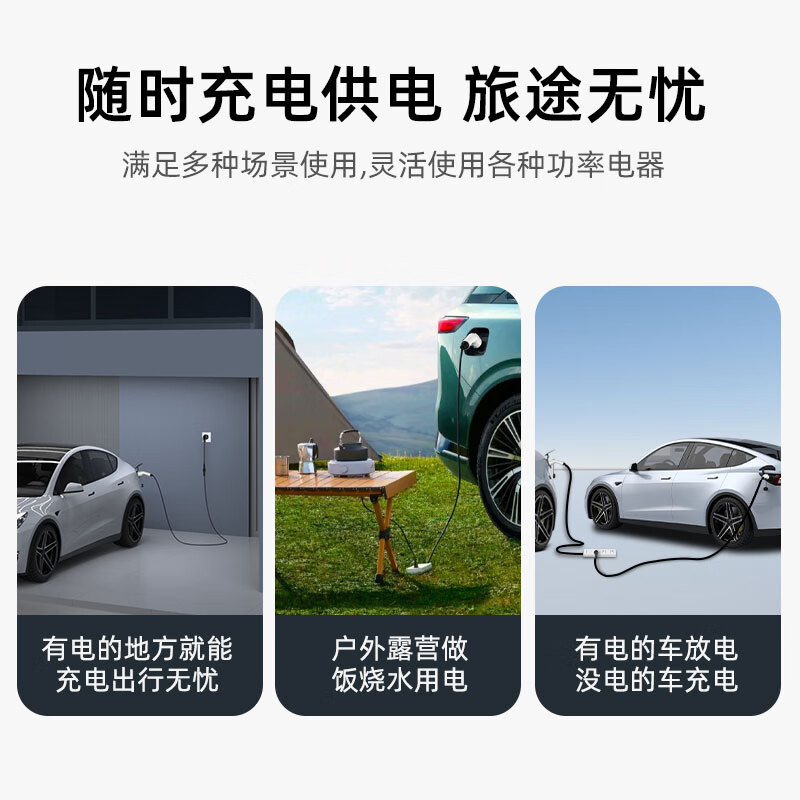 ROMADA BYD Song L DM/L EV charging and discharging gun integrated car charger 220v household grounding-free discharger Song L EV/Song L DM charging/discharging integrated gun 10 meters cable